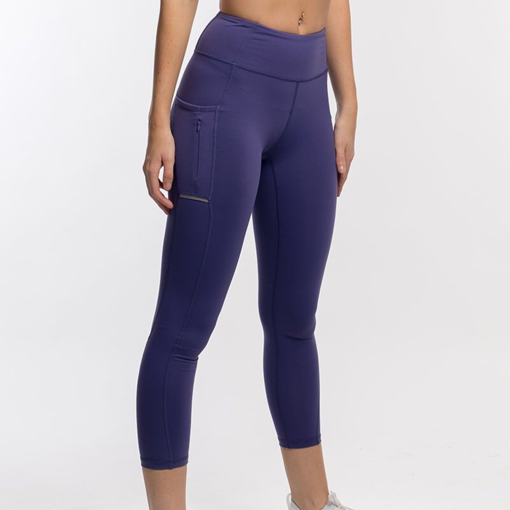 Echt Purpose Crop Leggings - Blue - Brand new!